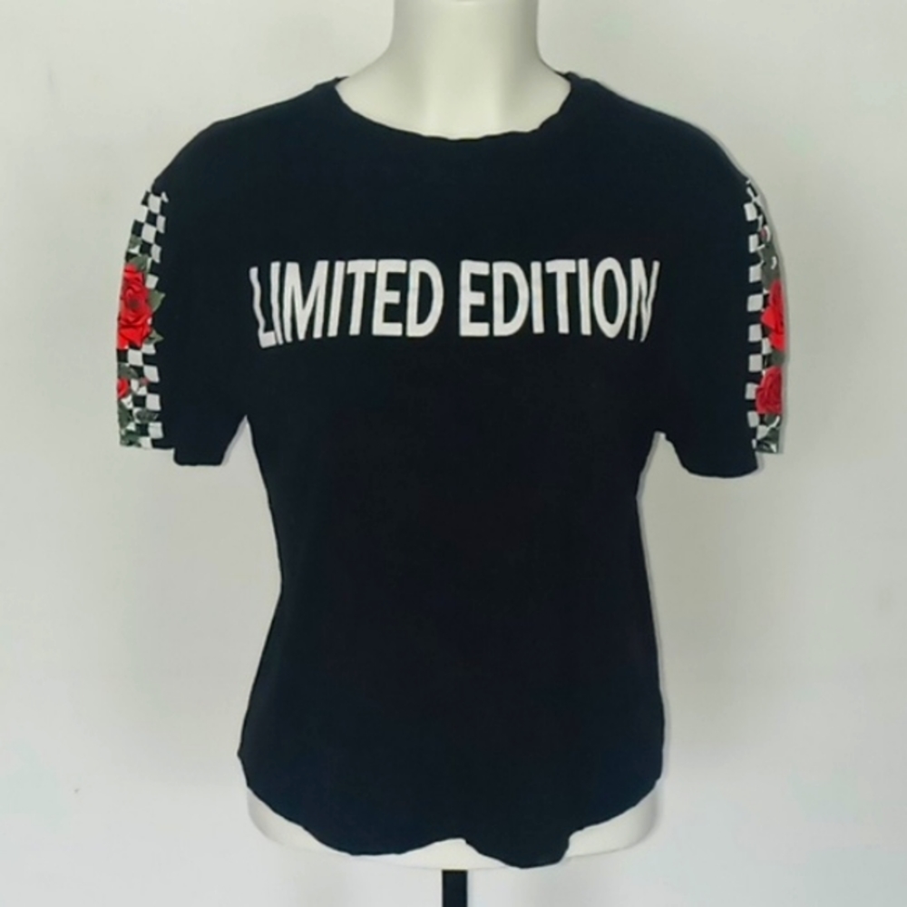 "Limited Edition" Floral Graphic Tee